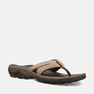 Teva Katavi 2 Thong Flip Flops Herre Brune | 9308FIBQE