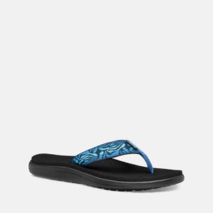 Teva Voya Flip Flops Dame Svarte | 4163DEQNB