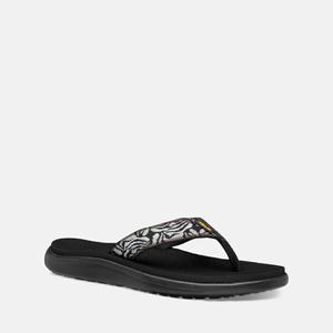 Teva Voya Flip Flops Dame Svarte | 6904EHCLV