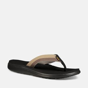 Teva Voya Flip Flops Herre Svarte / Beige | 0183OTWDP